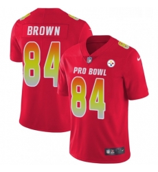Mens Nike Pittsburgh Steelers 84 Antonio Brown Limited Red 2018 Pro Bowl NFL Jersey Mens Nike Pittsburgh Steelers 84 Antonio Brown Limited Red 2018 Pro Bowl NFL Jersey