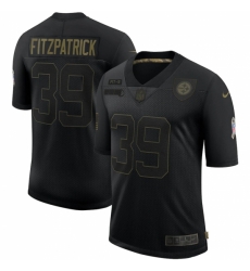 Men's Pittsburgh Steelers #39 Minkah Fitzpatrick Black Nike 2020 Salute To Service Limited Jersey Men's Pittsburgh Steelers #39 Minkah Fitzpatrick Black Nike 2020 Salute To Service Limited Jersey