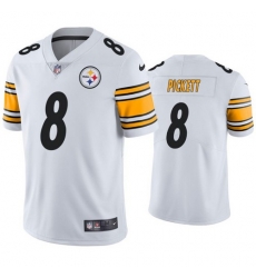 Men's Pittsburgh Steelers 8 Kenny Pickett 2022 NFL Draft White Vapor Limited Jersey Men's Pittsburgh Steelers 8 Kenny Pickett 2022 NFL Draft White Vapor Limited Jersey