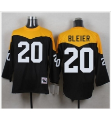 Mitchell And Ness 1967 Pittsburgh Steelers 20 Rocky Bleier Black Yelllow Throwback Men 27s Stitched Mitchell And Ness 1967 Pittsburgh Steelers 20 Rocky Bleier Black Yelllow Throwback Men 27s Stitched