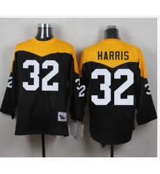 Mitchell And Ness 1967 Pittsburgh Steelers 32 Franco Harris Black Yelllow Throwback Men 27s Stitche Mitchell And Ness 1967 Pittsburgh Steelers 32 Franco Harris Black Yelllow Throwback Men 27s Stitche