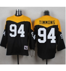 Mitchell And Ness 1967 Pittsburgh Steelers 94 Lawrence Timmons Black Yelllow Throwback Men 27s Stit Mitchell And Ness 1967 Pittsburgh Steelers 94 Lawrence Timmons Black Yelllow Throwback Men 27s Stit