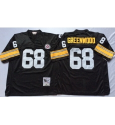 Mitchell And Ness Steelers #68 L C Greenwood Black Throwback Stitched NFL Jersey Mitchell And Ness Steelers #68 L C Greenwood Black Throwback Stitched NFL Jersey
