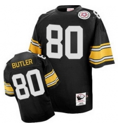 Mitchell And Ness Steelers 80 Jack Butler Black Stitched NFL Jersey Mitchell And Ness Steelers 80 Jack Butler Black Stitched NFL Jersey