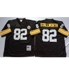 Mitchell And Ness Steelers #82 82 John Stallworth Black Throwback Stitched NFL Jersey Mitchell And Ness Steelers #82 82 John Stallworth Black Throwback Stitched NFL Jersey