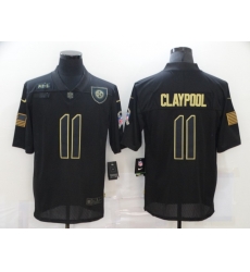 Nike Pittsburgh Steelers 11 Chase Claypool Black 2020 Salute To Service Limited Jersey Nike Pittsburgh Steelers 11 Chase Claypool Black 2020 Salute To Service Limited Jersey