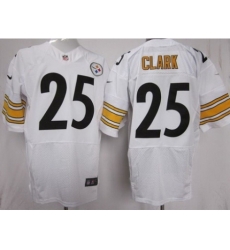Nike Pittsburgh Steelers 25 Ryan Clark White Elite NFL Jersey Nike Pittsburgh Steelers 25 Ryan Clark White Elite NFL Jersey