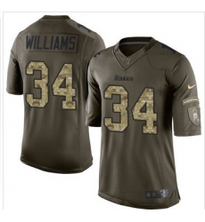 Nike Pittsburgh Steelers #34 DeAngelo Williams Green Men 27s Stitched NFL Limited Salute to Service Jersey Nike Pittsburgh Steelers #34 DeAngelo Williams Green Men 27s Stitched NFL Limited Salute to Service Jersey
