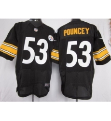Nike Pittsburgh Steelers 53 Maurkice Pouncey Black Elite NFL Jersey Nike Pittsburgh Steelers 53 Maurkice Pouncey Black Elite NFL Jersey