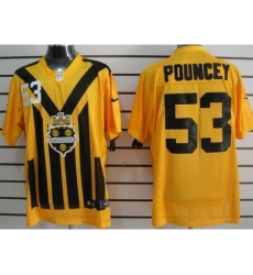 Nike Pittsburgh Steelers 53 Maurkice Pouncey Yellow Elite1933s Throwback NFL Jersey Nike Pittsburgh Steelers 53 Maurkice Pouncey Yellow Elite1933s Throwback NFL Jersey