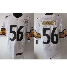 Nike Pittsburgh Steelers 56 Lamarr Woodley White Elite NFL Jersey Nike Pittsburgh Steelers 56 Lamarr Woodley White Elite NFL Jersey