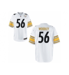 Nike Pittsburgh Steelers 56 Lamarr Woodley White Game NFL Jersey Nike Pittsburgh Steelers 56 Lamarr Woodley White Game NFL Jersey