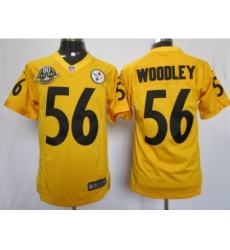 Nike Pittsburgh Steelers 56 Lamarr Woodley yellow limited 80 anniversary NFL Jersey Nike Pittsburgh Steelers 56 Lamarr Woodley yellow limited 80 anniversary NFL Jersey