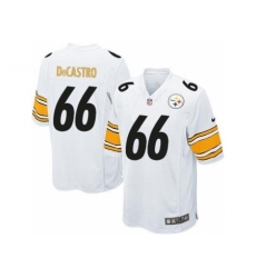 Nike Pittsburgh Steelers 66 David DeCastro White Elite NFL Jersey Nike Pittsburgh Steelers 66 David DeCastro White Elite NFL Jersey