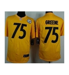 Nike Pittsburgh Steelers 75 Joe Greene Yellow Game NFL Jersey Nike Pittsburgh Steelers 75 Joe Greene Yellow Game NFL Jersey