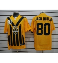 Nike Pittsburgh Steelers 80 Jack Butler Yellow Elite 1933s Throwback NFL Jersey Nike Pittsburgh Steelers 80 Jack Butler Yellow Elite 1933s Throwback NFL Jersey