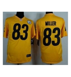 Nike Pittsburgh Steelers 83 Heath Mille Yellow Game NFL Jersey Nike Pittsburgh Steelers 83 Heath Mille Yellow Game NFL Jersey