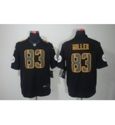 Nike Pittsburgh Steelers 83 Heath Miller Black Limited Impact NFL Jersey Nike Pittsburgh Steelers 83 Heath Miller Black Limited Impact NFL Jersey
