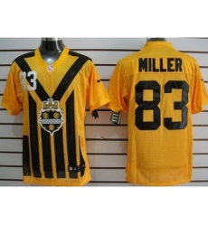 Nike Pittsburgh Steelers 83 Heath Miller EliteYellow 1933s Throwback NFL Jersey Nike Pittsburgh Steelers 83 Heath Miller EliteYellow 1933s Throwback NFL Jersey