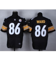 Nike Pittsburgh Steelers 86 Hines Ward black Elite NFL Jersey Nike Pittsburgh Steelers 86 Hines Ward black Elite NFL Jersey