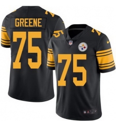 Nike Steelers #75 Joe Greene Black Mens Stitched NFL Limited Rush Jersey Nike Steelers #75 Joe Greene Black Mens Stitched NFL Limited Rush Jersey