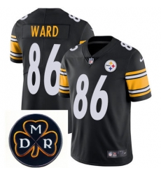 Nike Steelers #86 Hines Ward Black Mens NFL Vapor Untouchable Limited Stitched With MDR Dan Rooney Patch Jersey Nike Steelers #86 Hines Ward Black Mens NFL Vapor Untouchable Limited Stitched With MDR Dan Rooney Patch Jersey
