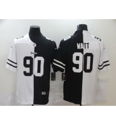 Nike Steelers 90 T J Watt Black And White Split Vapor Untouchable Limited Jersey Nike Steelers 90 T J Watt Black And White Split Vapor Untouchable Limited Jersey