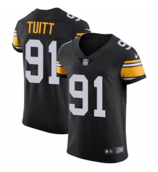 Nike Steelers #91 Stephon Tuitt Black Alternate Mens Stitched NFL Vapor Untouchable Elite Jersey Nike Steelers #91 Stephon Tuitt Black Alternate Mens Stitched NFL Vapor Untouchable Elite Jersey