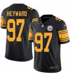 Nike Steelers #97 Cameron Heyward Black Mens Stitched NFL Limited Rush Jersey Nike Steelers #97 Cameron Heyward Black Mens Stitched NFL Limited Rush Jersey