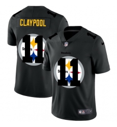 Pittsburgh Steelers 11 Chase Claypool Men Nike Team Logo Dual Overlap Limited NFL Jersey Black Pittsburgh Steelers 11 Chase Claypool Men Nike Team Logo Dual Overlap Limited NFL Jersey Black