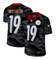 Pittsburgh Steelers 19 JuJu Smith Schuster Men Nike 2020 Black CAMO Vapor Untouchable Limited Stitched NFL Jersey Pittsburgh Steelers 19 JuJu Smith Schuster Men Nike 2020 Black CAMO Vapor Untouchable Limited Stitched NFL Jersey