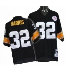 Pittsburgh Steelers 32 Franco Harris black mitchellandness throwback Pittsburgh Steelers 32 Franco Harris black mitchellandness throwback