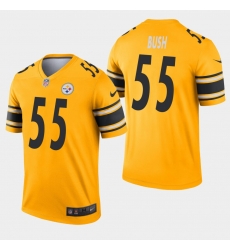 Pittsburgh Steelers 55 Devin Bush Inverted Legend Gold Jersey Pittsburgh Steelers 55 Devin Bush Inverted Legend Gold Jersey