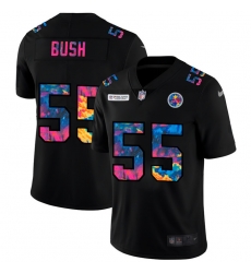 Pittsburgh Steelers 55 Devin Bush Men Nike Multi Color Black 2020 NFL Crucial Catch Vapor Untouchable Limited Jersey Pittsburgh Steelers 55 Devin Bush Men Nike Multi Color Black 2020 NFL Crucial Catch Vapor Untouchable Limited Jersey
