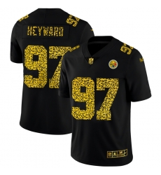 Pittsburgh Steelers 97 Cameron Heyward Men Nike Leopard Print Fashion Vapor Limited NFL Jersey Black Pittsburgh Steelers 97 Cameron Heyward Men Nike Leopard Print Fashion Vapor Limited NFL Jersey Black