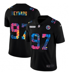 Pittsburgh Steelers 97 Cameron Heyward Men Nike Multi Color Black 2020 NFL Crucial Catch Vapor Untouchable Limited Jersey Pittsburgh Steelers 97 Cameron Heyward Men Nike Multi Color Black 2020 NFL Crucial Catch Vapor Untouchable Limited Jersey