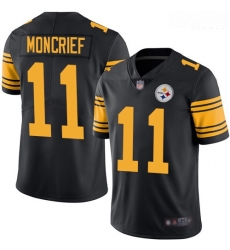 Steelers 11 Donte Moncrief Black Men Stitched Football Limited Rush Jersey Steelers 11 Donte Moncrief Black Men Stitched Football Limited Rush Jersey