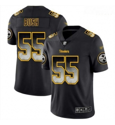 Steelers 55 Devin Bush Black Men Stitched Football Vapor Untouchable Limited Smoke Fashion Jersey Steelers 55 Devin Bush Black Men Stitched Football Vapor Untouchable Limited Smoke Fashion Jersey