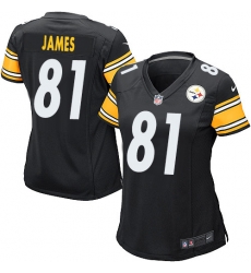 Nike Jesse James Womens Black #81 NFL Road Pittsburgh Steelers Jersey Nike Jesse James Womens Black #81 NFL Road Pittsburgh Steelers Jersey