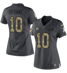 Nike Steelers #10 Martavis Bryant Black Womens Stitched NFL Limited 2016 Salute to Service Jersey Nike Steelers #10 Martavis Bryant Black Womens Stitched NFL Limited 2016 Salute to Service Jersey