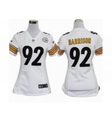 Nike Women NFL Pittsburgh Steelers #92 James Harrison white Jerseys Nike Women NFL Pittsburgh Steelers #92 James Harrison white Jerseys