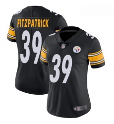 Steelers #39 Minkah Fitzpatrick Black Team Color Women Stitched Football Vapor Untouchable Limited Jersey Steelers #39 Minkah Fitzpatrick Black Team Color Women Stitched Football Vapor Untouchable Limited Jersey