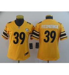 Women Nike Steelers 39 Minkah Fitzpatrick Yellow Inverted Legend Limited Jersey Women Nike Steelers 39 Minkah Fitzpatrick Yellow Inverted Legend Limited Jersey