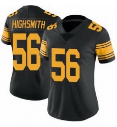 Women Pittsburgh Steelers #56 Alex Highsmith Rush NFL Stitched Jersey Women Pittsburgh Steelers #56 Alex Highsmith Rush NFL Stitched Jersey