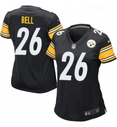 Womens Nike Pittsburgh Steelers 26 LeVeon Bell Game Black Team Color NFL Jersey Womens Nike Pittsburgh Steelers 26 LeVeon Bell Game Black Team Color NFL Jersey