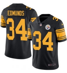Nike Steelers #34 Terrell Edmunds Black Youth Stitched NFL Limited Rush Jersey Nike Steelers #34 Terrell Edmunds Black Youth Stitched NFL Limited Rush Jersey