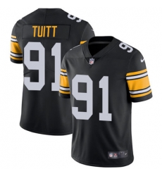 Nike Steelers #91 Stephon Tuitt Black Alternate Youth Stitched NFL Vapor Untouchable Limited Jersey Nike Steelers #91 Stephon Tuitt Black Alternate Youth Stitched NFL Vapor Untouchable Limited Jersey