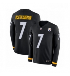 Youth Nike Pittsburgh Steelers 7 Ben Roethlisberger Limited Black Therma Long Sleeve NFL Jersey Youth Nike Pittsburgh Steelers 7 Ben Roethlisberger Limited Black Therma Long Sleeve NFL Jersey
