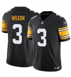 Youth Pittsburgh Steelers 3 Russell Wilson Black F U S E Vapor Untouchable Limited Football Stitched Jersey II Youth Pittsburgh Steelers 3 Russell Wilson Black F U S E Vapor Untouchable Limited Football Stitched Jersey II