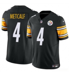 Youth Pittsburgh Steelers 4 DK Metcalf Black 2023 F U S E Vapor Untouchable Limited Stitched Football Jersey Youth Pittsburgh Steelers 4 DK Metcalf Black 2023 F U S E Vapor Untouchable Limited Stitched Football Jersey
